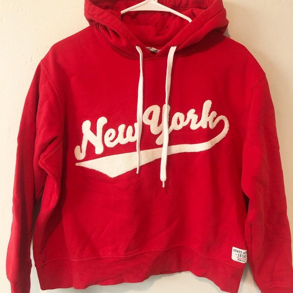 ❌SOLD❌H&M Red "New York" Women's Hoodie
